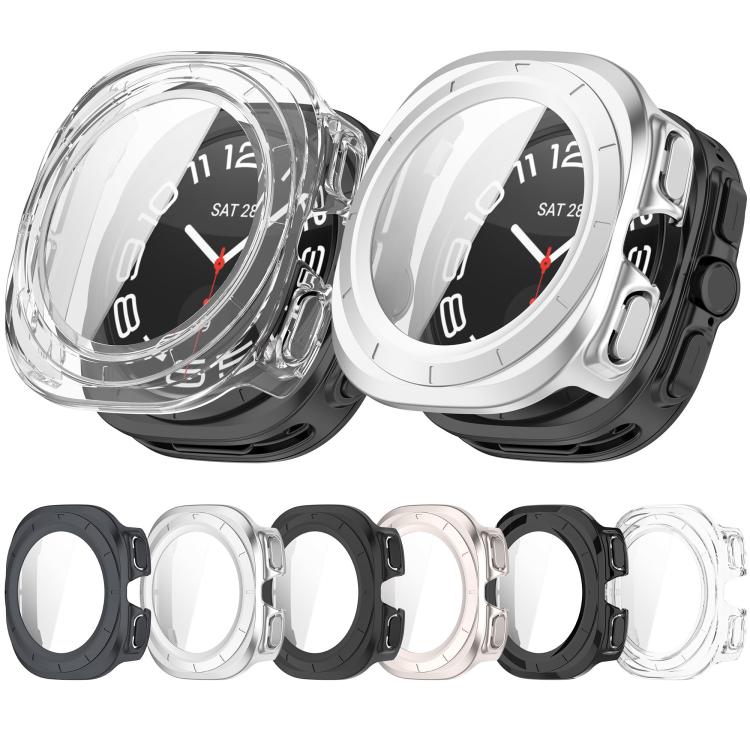 Pellicola temperata integrata, custodia protettiva impermeabile per orologio in PC, For Galaxy Watch Ultra2 2026