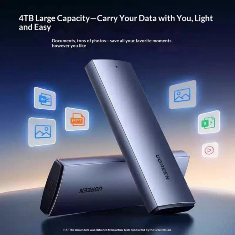 Box SSD M.2 UGREEN CM578 NVMe/SATA USB-C 10Gbps - immagine 6