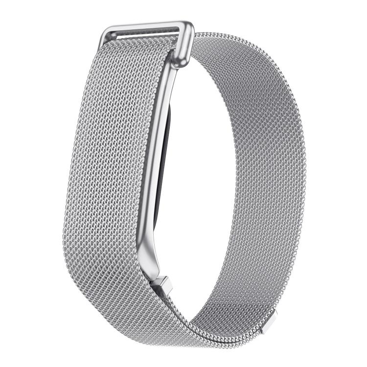 Cassa in metallo, cinturino in acciaio inossidabile con chiusura magnetica milanese integrata., For Google Fitbit Air