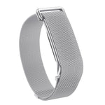 Cassa in metallo, cinturino in acciaio inossidabile con chiusura magnetica milanese integrata., For Google Fitbit Air