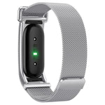 Cassa in metallo, cinturino in acciaio inossidabile con chiusura magnetica milanese integrata., For Google Fitbit Air