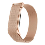 Cassa in metallo, cinturino in acciaio inossidabile con chiusura magnetica milanese integrata., For Google Fitbit Air