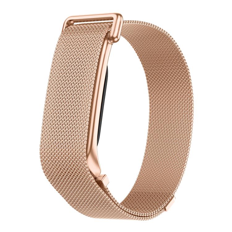 Cassa in metallo, cinturino in acciaio inossidabile con chiusura magnetica milanese integrata., For Google Fitbit Air