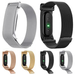 Cassa in metallo, cinturino in acciaio inossidabile con chiusura magnetica milanese integrata., For Google Fitbit Air