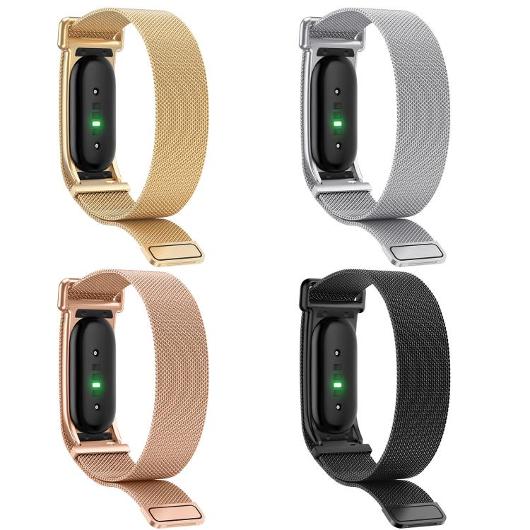 Cassa in metallo, cinturino in acciaio inossidabile con chiusura magnetica milanese integrata., For Google Fitbit Air