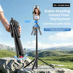 Treppiede con apertura automatica K51 per streaming live fino a 185 cm