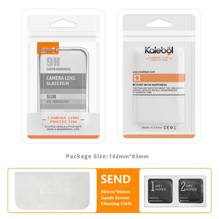 Pellicola vetro temperato ultrasottile Kalebol per iPhone 18 Pro