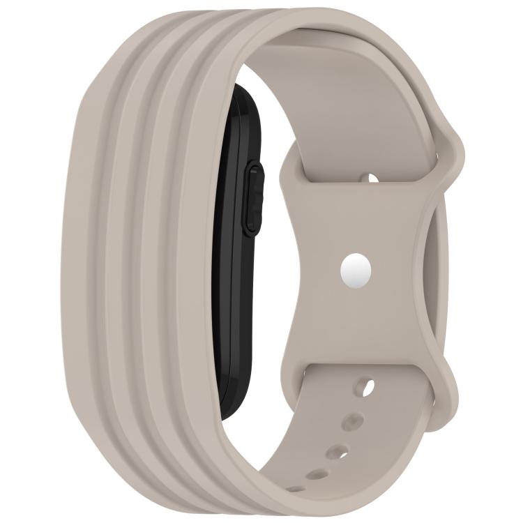 Cinturino per orologio in silicone tinta unita con fibbia a farfalla., For Garmin CIRQA Smart Band