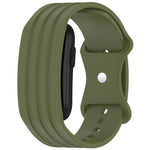 Cinturino per orologio in silicone tinta unita con fibbia a farfalla., For Garmin CIRQA Smart Band