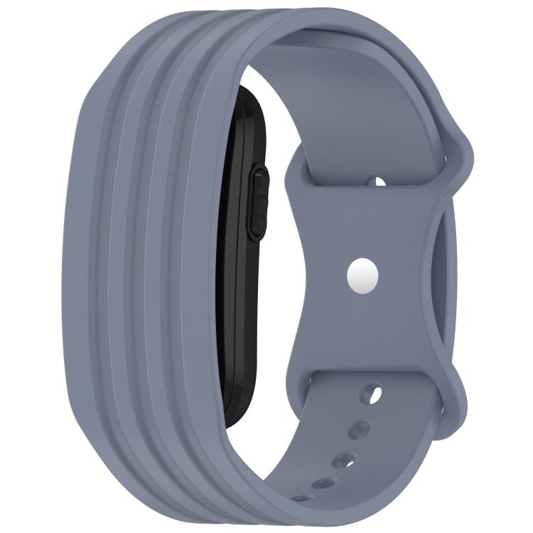 Cinturino per orologio in silicone tinta unita con fibbia a farfalla., For Garmin CIRQA Smart Band
