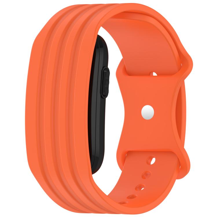 Cinturino per orologio in silicone tinta unita con fibbia a farfalla., For Garmin CIRQA Smart Band
