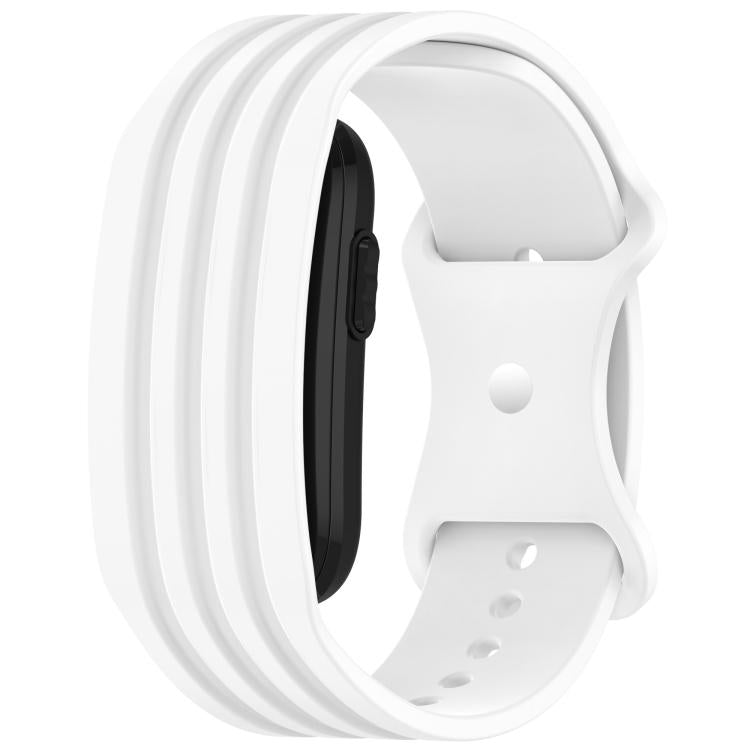 Cinturino per orologio in silicone tinta unita con fibbia a farfalla., For Garmin CIRQA Smart Band