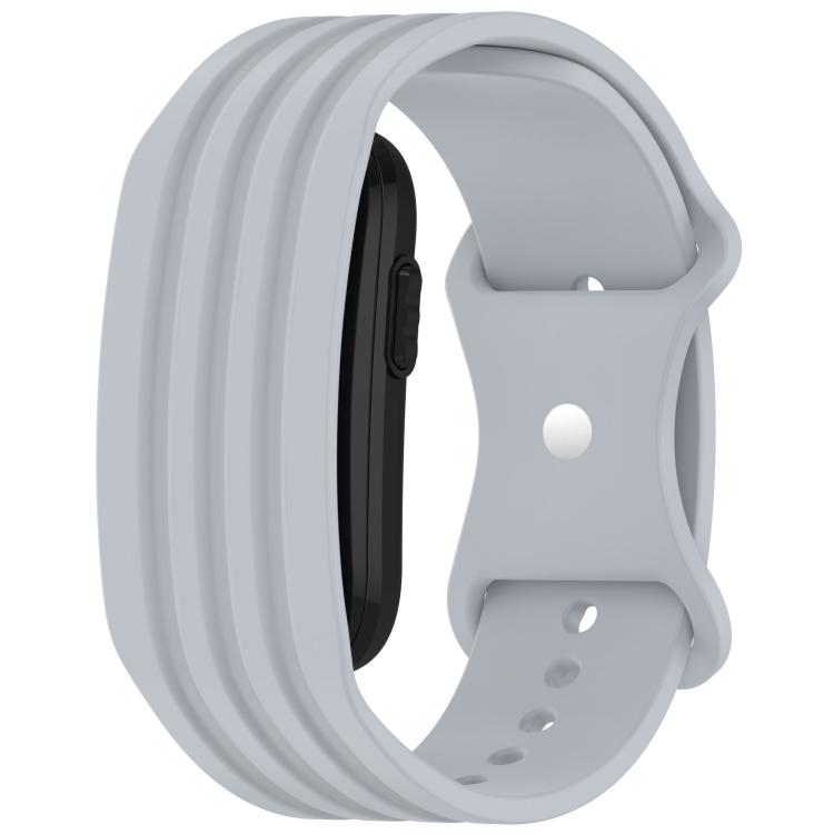 Cinturino per orologio in silicone tinta unita con fibbia a farfalla., For Garmin CIRQA Smart Band