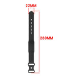 Cinturino per orologio in silicone tinta unita con fibbia a farfalla., For Garmin CIRQA Smart Band