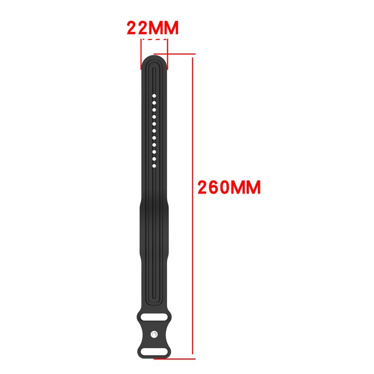 Cinturino per orologio in silicone tinta unita con fibbia a farfalla., For Garmin CIRQA Smart Band