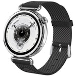 Cinturino per orologio in nylon a maglia senza cuciture con stampa floreale., 18mm