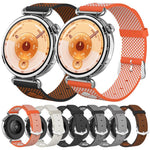 Cinturino per orologio in nylon a maglia senza cuciture con stampa floreale., 18mm