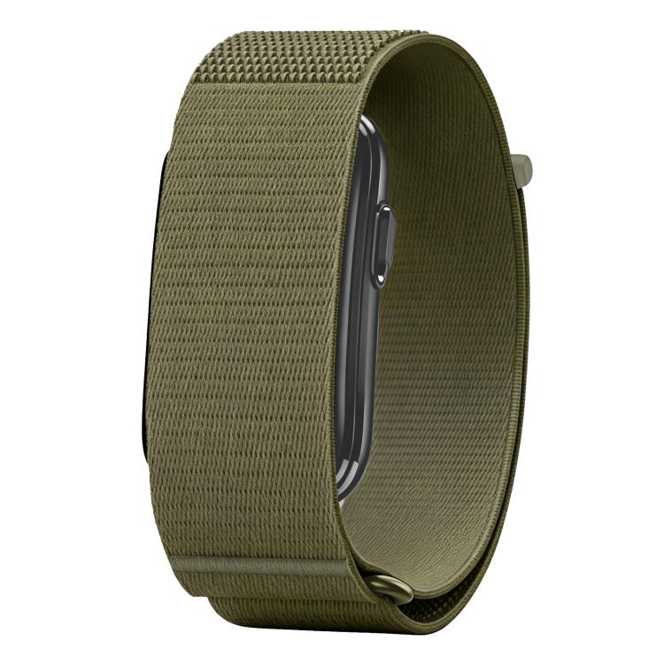 Cinturino per orologio in nylon con chiusura a strappo., For Garmin CIRQA Smart Band