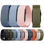 Cinturino per orologio in nylon con chiusura a strappo., For Garmin CIRQA Smart Band