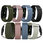 Cinturino per orologio in nylon con chiusura a strappo., For Garmin CIRQA Smart Band