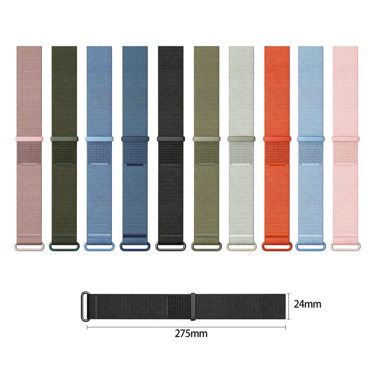 Cinturino per orologio in nylon con chiusura a strappo., For Garmin CIRQA Smart Band