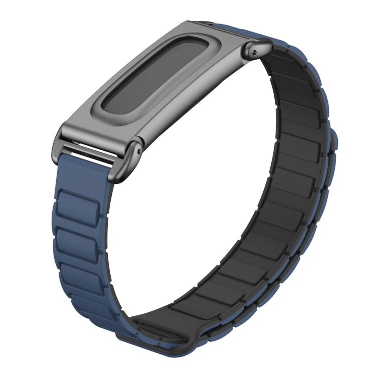 Cassa in metallo, cinturino ibrido magnetico in silicone a forma di I, cinturino per orologio, For Google Fitbit Air