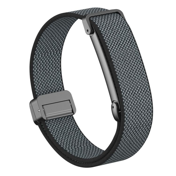 Cassa in metallo, fibbia magnetica ibrida, cinturino elastico in nylon., For Google Fitbit Air
