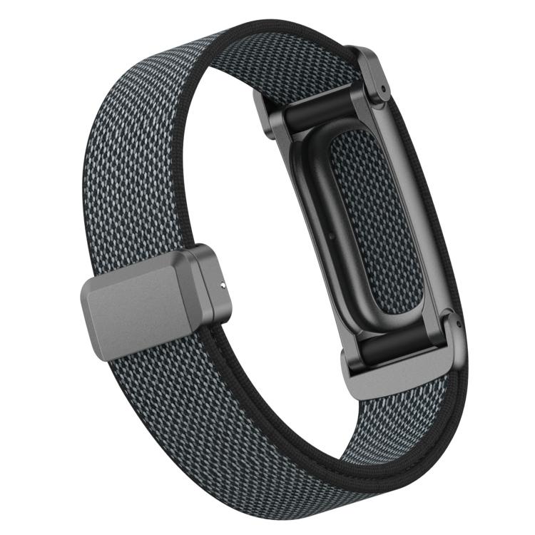 Cassa in metallo, fibbia magnetica ibrida, cinturino elastico in nylon., For Google Fitbit Air