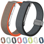 Cassa in metallo, fibbia magnetica ibrida, cinturino elastico in nylon., For Google Fitbit Air