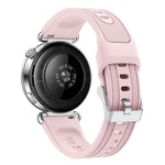 Cinturino per orologio in silicone bicolore con trama intrecciata., 18mm