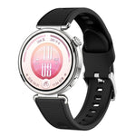 Cinturino per orologio in silicone bicolore con trama intrecciata., 18mm