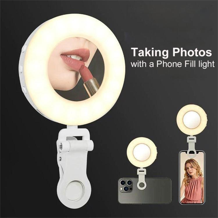 Specchio trucco LED S-3 con luce regolabile per selfie e vlogging - immagine 3