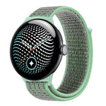 Cinturino per orologio in nylon intrecciato con chiusura a strappo., For Google Pixel Watch 5 / 4 / 3 45mm