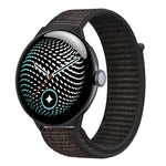 Cinturino per orologio in nylon intrecciato con chiusura a strappo., For Google Pixel Watch 5 / 4 / 3 45mm