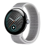 Cinturino per orologio in nylon intrecciato con chiusura a strappo., For Google Pixel Watch 5 / 4 / 3 45mm