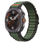 Cinturino per orologio in nylon con texture a onde oceaniche., For Galaxy Watch Ultra2 2026 / 2025 / 1 2024