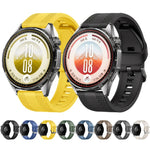 Cinturino per orologio in silicone tinta unita con motivo a nido d'ape su entrambi i lati e pulsante di pressione, 22mm