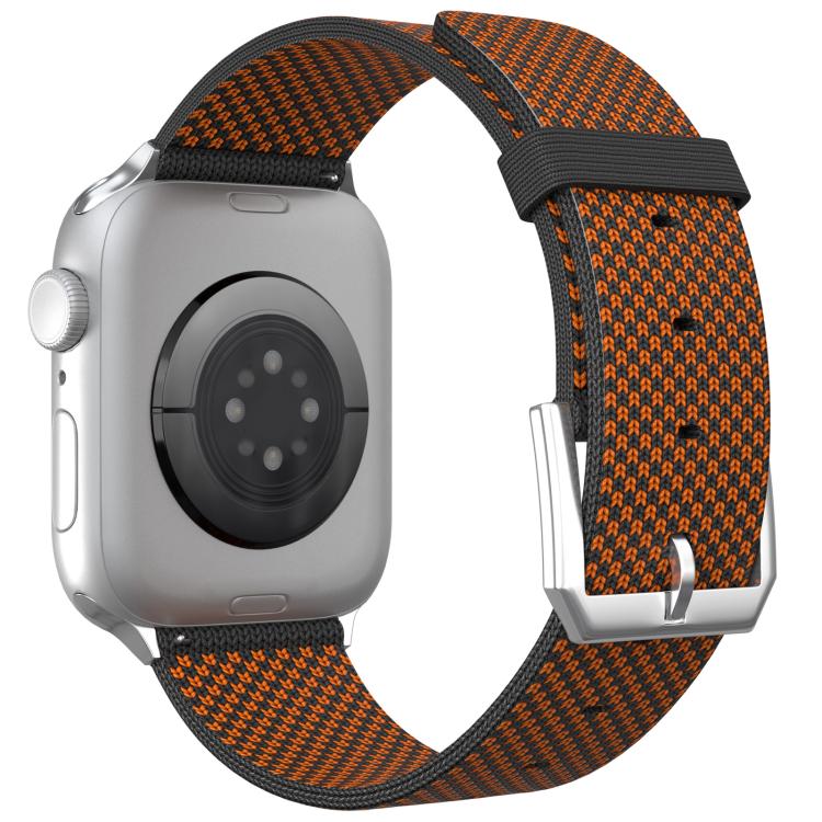 Cinturino per orologio integrato in nylon a maglia a doppia cucitura, For Apple Watch 46mm / 49mm / 45mm / 44mm, For Apple Watch 42mm / 41mm / 40mm / 38mm