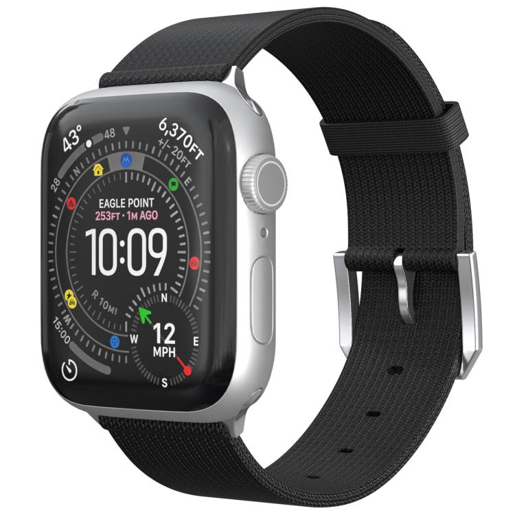 Cinturino per orologio integrato in nylon a maglia a doppia cucitura, For Apple Watch 46mm / 49mm / 45mm / 44mm, For Apple Watch 42mm / 41mm / 40mm / 38mm
