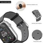 Cinturino per orologio integrato in nylon a maglia a doppia cucitura, For Apple Watch 46mm / 49mm / 45mm / 44mm, For Apple Watch 42mm / 41mm / 40mm / 38mm