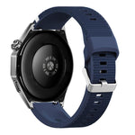 Cinturino per orologio in silicone testurizzato, 22mm