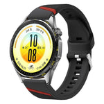 Cinturino per orologio in silicone testurizzato, 22mm