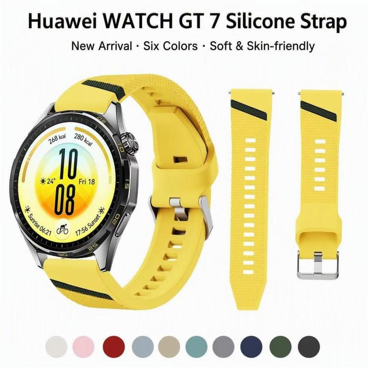 Cinturino per orologio in silicone testurizzato, 22mm