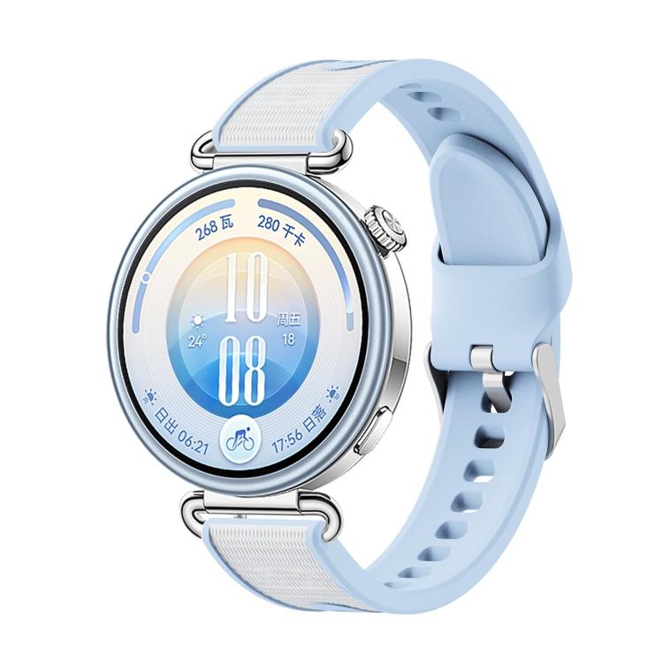 Cinturino per orologio in silicone testurizzato, 18mm