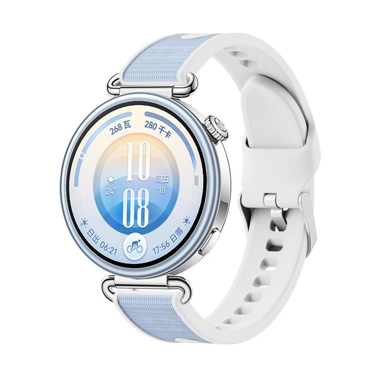 Cinturino per orologio in silicone testurizzato, 18mm