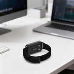 Cinturino per orologio in nylon intrecciato con chiusura a strappo., For Honor Band 11 / Band 11 Pro