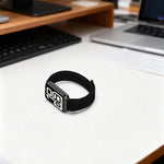 Cinturino per orologio in nylon intrecciato con chiusura a strappo., For Honor Band 11 / Band 11 Pro