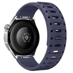 Cinturino magnetico in silicone per orologio Mountain Armor con pulsante di pressione, 18mm