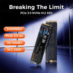 SSD HEYGATE H2000 PCIe 3.0 NVMe 256GB M.2 2280 2400MB/s lettura
