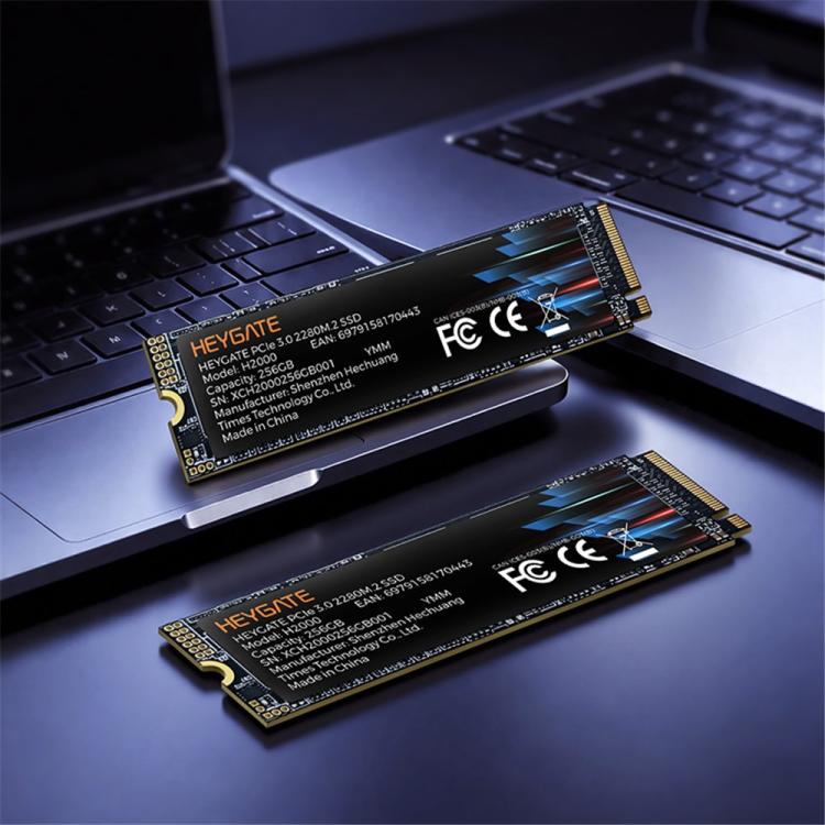 SSD HEYGATE H2000 PCIe 3.0 NVMe 256GB M.2 2280 2400MB/s lettura